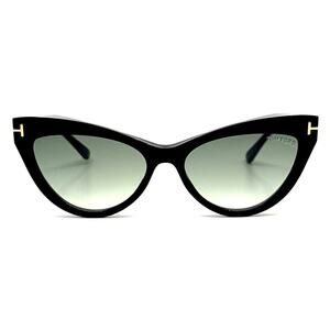 New, TOM FORD Clip-On Sunglasses/Eyeglasses TF5896-B 001 Authentic
